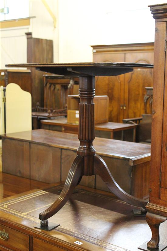 Regency mahogany tripod table